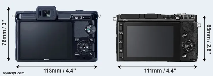 Comparison V1 or V3 rear