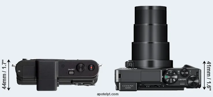 Compare V1 versus A1000 top