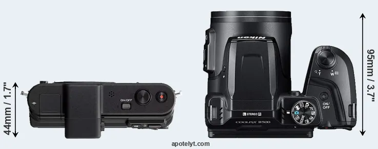Compare V1 versus B500 top