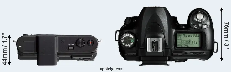Compare V1 versus D50 top