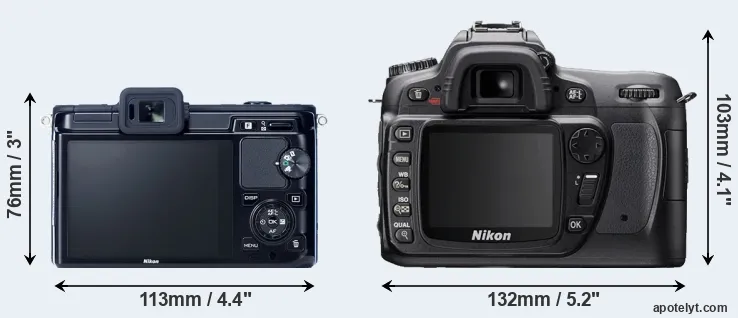 Comparison V1 or D80 rear