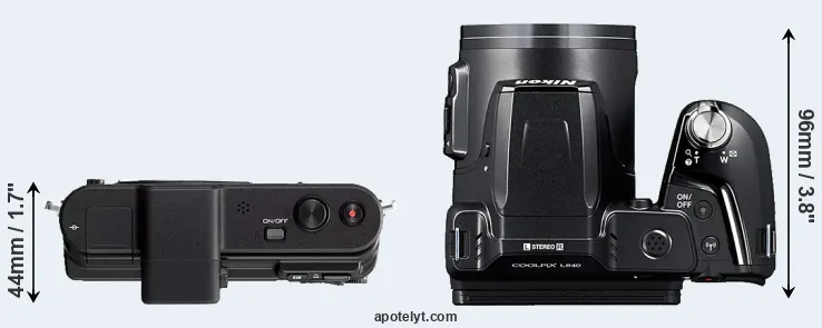 Compare V1 versus L840 top