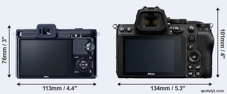 Comparison V1 or Z5 rear
