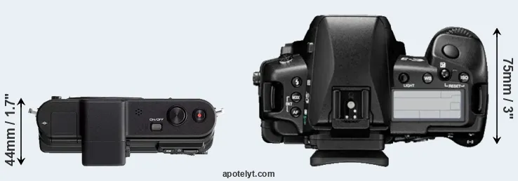 Compare V1 versus E-3 top