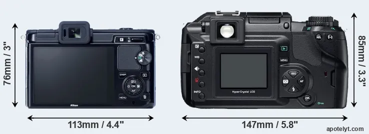Comparison V1 or E-300 rear