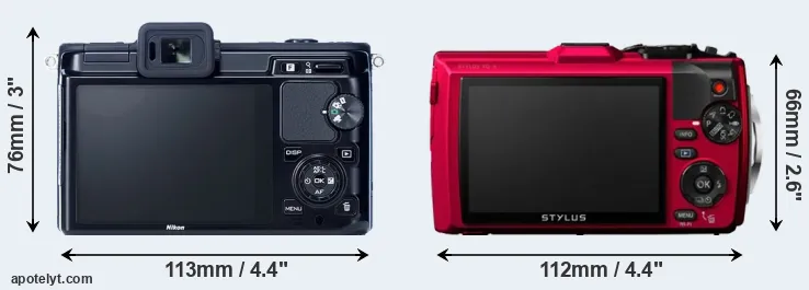 Comparison V1 or TG-4 rear