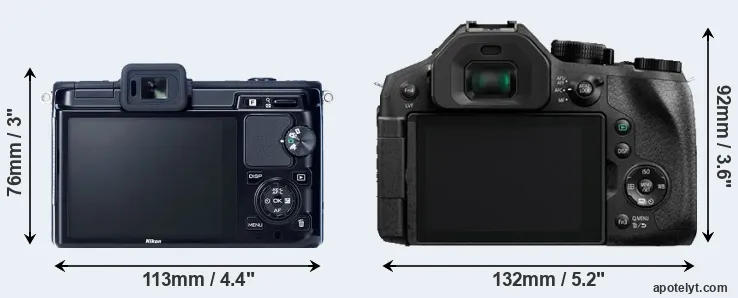 Comparison V1 or FZ300 rear