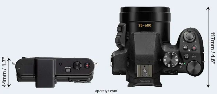 Compare V1 versus FZ300 top