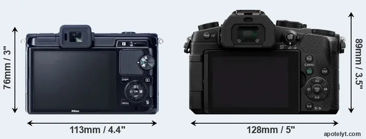 Comparison V1 or G85 rear