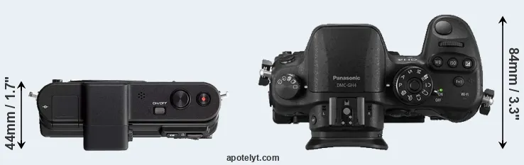 Compare V1 versus GH4 top