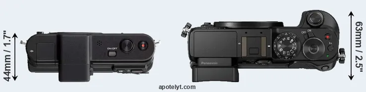 Compare V1 versus GX8 top