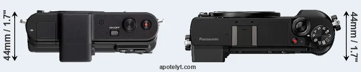 Compare V1 versus GX80 top
