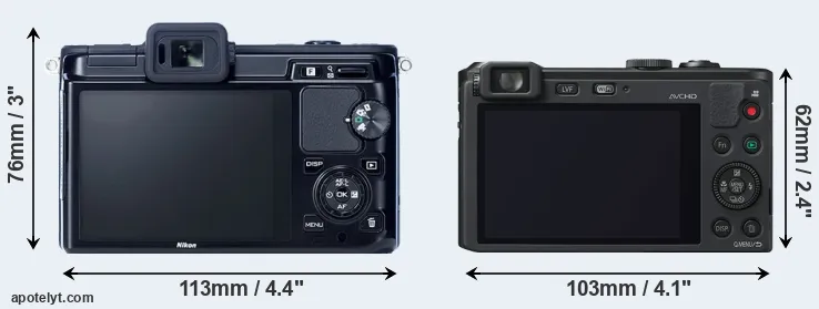 Comparison V1 or LF1 rear