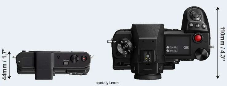 Compare V1 versus S1H top
