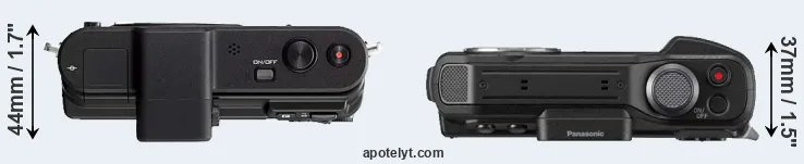 Compare V1 versus TS7 top