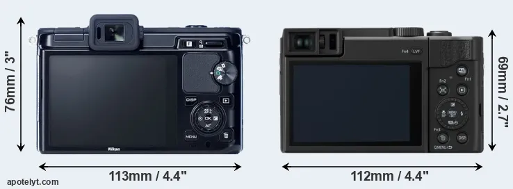 Comparison V1 or ZS80 rear