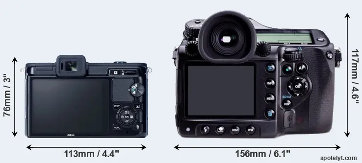 Comparison V1 or 645D rear