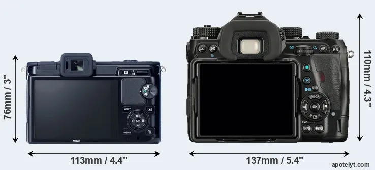 Comparison V1 or K-1 rear