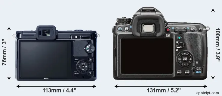 Comparison V1 or K-3 II rear