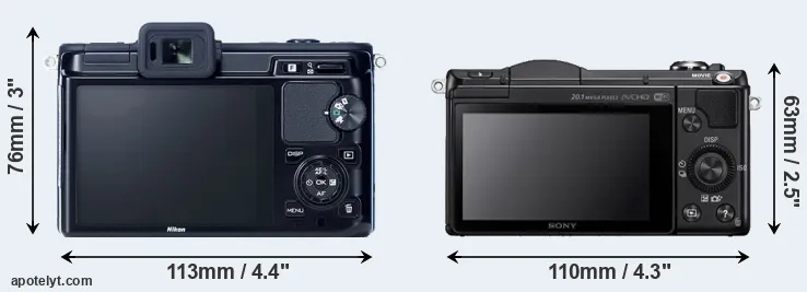 Comparison V1 or A5000 rear