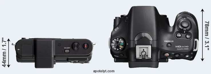 Compare V1 versus A58 top