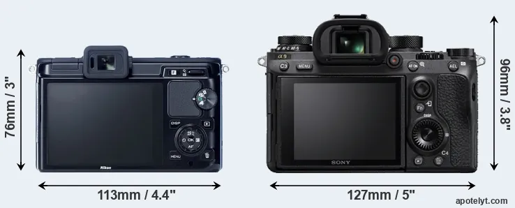 Comparison V1 or A9 rear