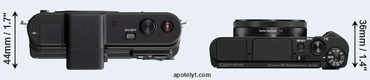 Compare V1 versus HX99 top