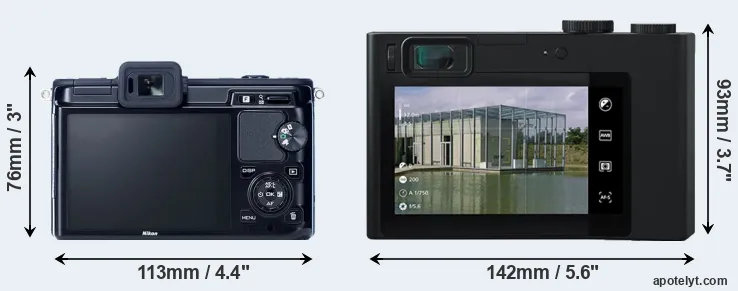 Comparison V1 or ZX1 rear