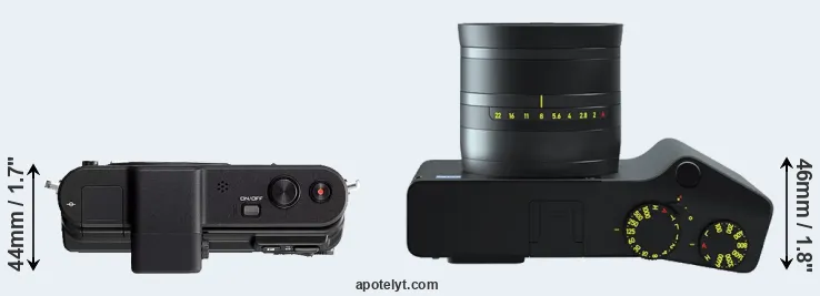 Compare V1 versus ZX1 top