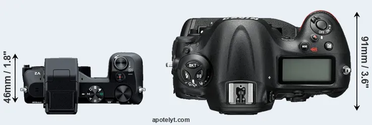 Compare V2 versus D4S top