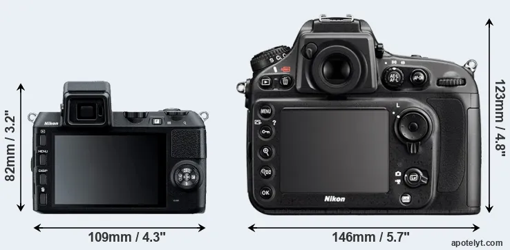 Comparison V2 or D800E rear