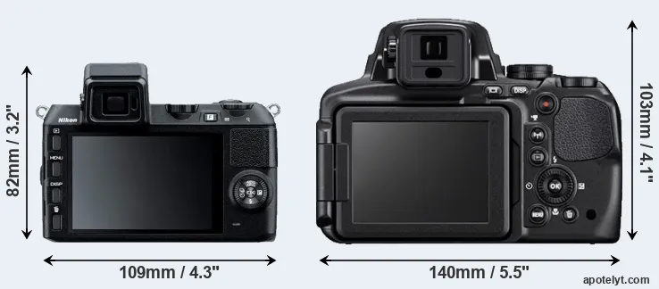 Comparison V2 or P900 rear