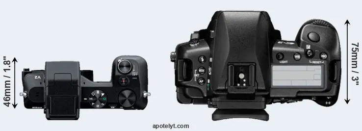 Compare V2 versus E-3 top