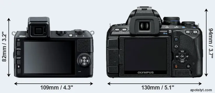 Comparison V2 or E-600 rear