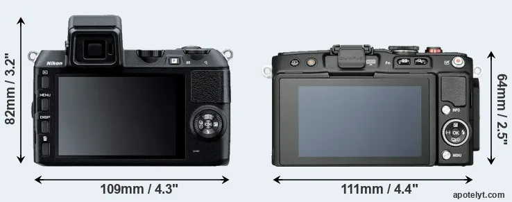 Comparison V2 or E-PL6 rear