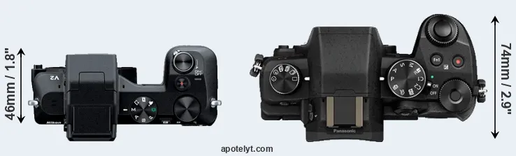 Compare V2 versus G80 top