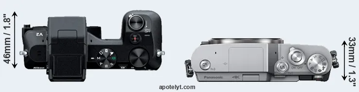 Compare V2 versus GX800 top