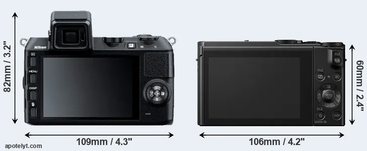 Comparison V2 or LX15 rear