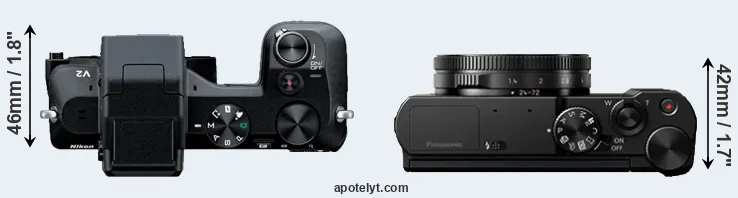 Compare V2 versus LX15 top