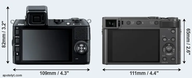 Comparison V2 or ZS200 rear