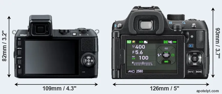 Comparison V2 or K-70 rear