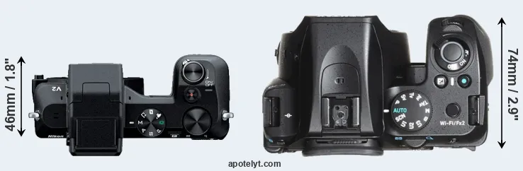 Compare V2 versus K-70 top