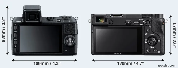 Comparison V2 or A6300 rear