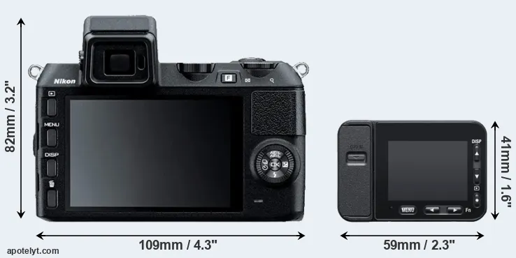 Comparison V2 or RX0 II rear