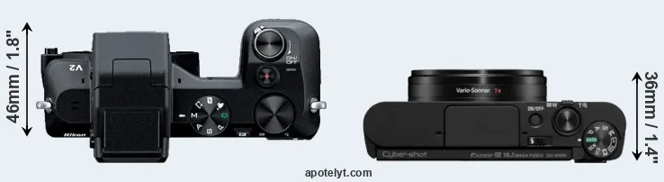 Compare V2 versus WX800 top