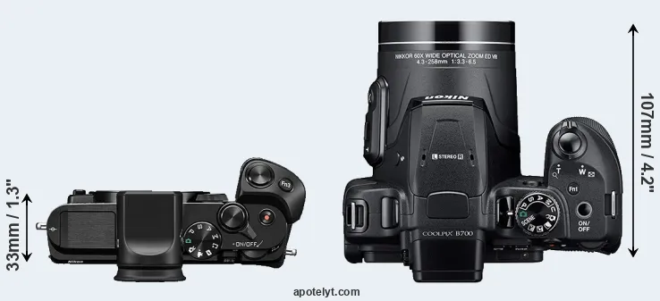Compare V3 versus B700 top