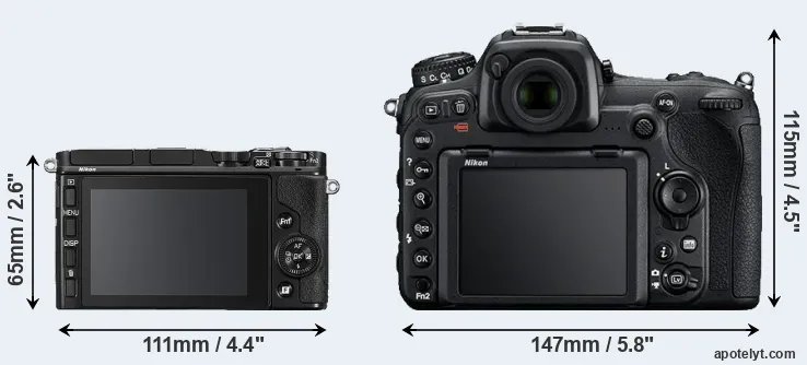 Comparison V3 or D500 rear