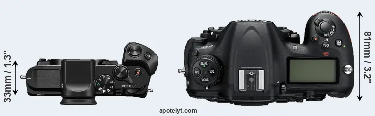 Compare V3 versus D500 top