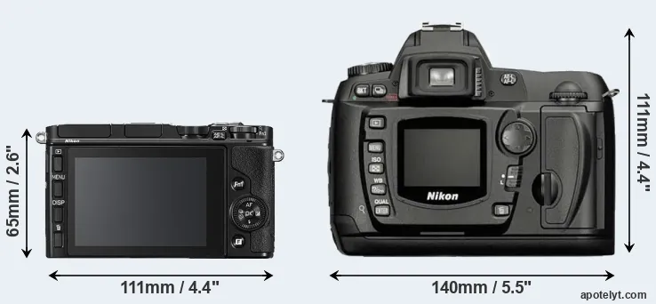Comparison V3 or D70 rear