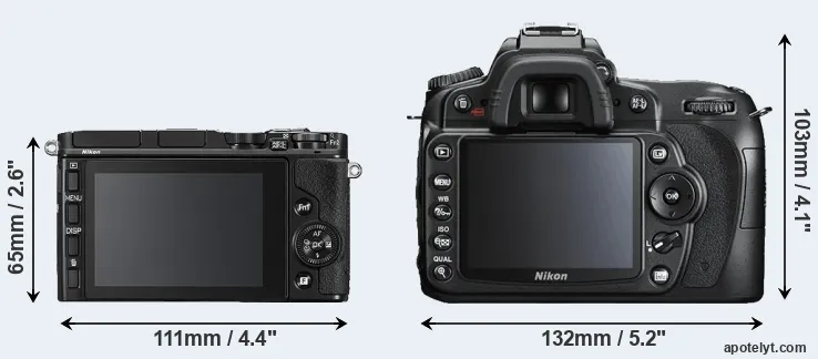 Comparison V3 or D90 rear